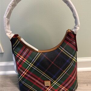 Dooney & Bourke Plaid Hobo Bag - Multicolor